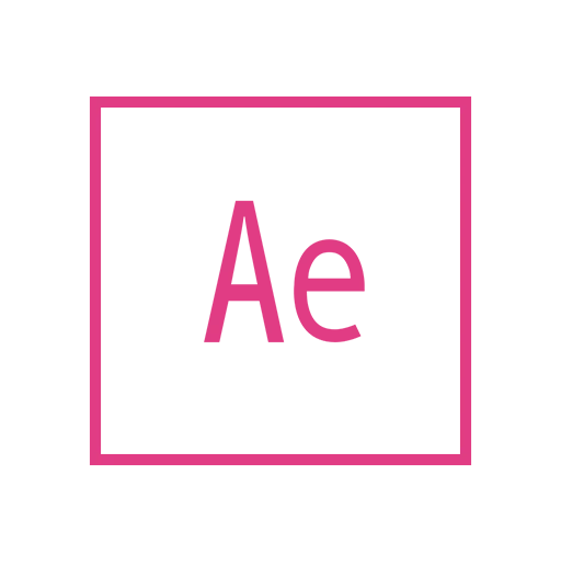 logo after effect outil de montage vidéo et motion desing vfx
